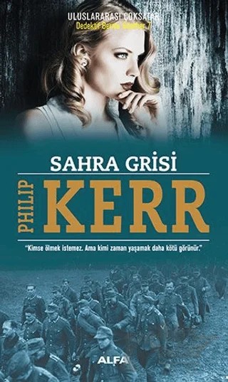 Sahra Grisi – Philip Kerr – Alfa Yayınları kitap kapağı