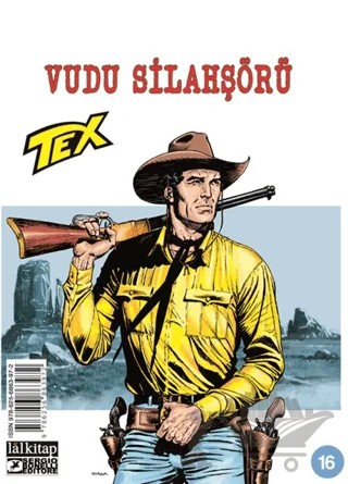 Tex Sayı 16 - Vudu Silahşörü – Pasquale Ruju – Lal Kitap kitap kapağı