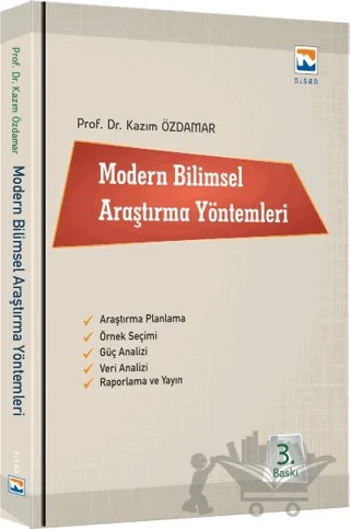 Modern Bilimsel Araştırma Yöntemleri – Kazım Özdamar – Nisan Kitabevi kitap kapağı
