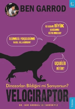 Velociraptor – Ben Garrod – Sola Kidz kitap kapağı