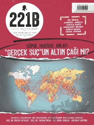 221B Üç Aylık Polisiye Dergi Sayı: 42 Ekim - Kasım - Aralık 2025 – 221B Dergisi kitap kapağı