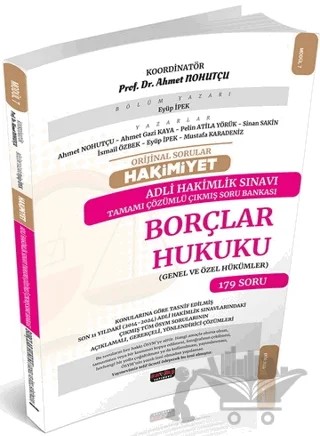 HAKİMİYET Adli Hakimlik Borçlar Hukuku Çıkmış Soru Bankası – Eyüp İpek – Savaş Yayınevi kitap kapağı