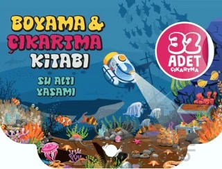 Su Altı Yaşamı Boyama Ve Çıkartma Kitabı – Kolektif – Çikolata Yayınevi kitap kapağı