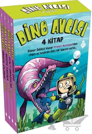 Dino Avcısı (4 Kitap Takım) – Franco Aureliani – Uğurböceği Yayınları kitap kapağı