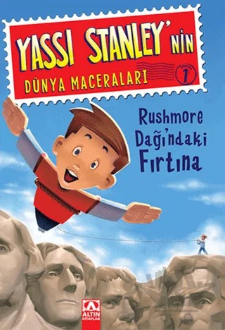 Yassı Stanley’nin Dünya Maceraları 1: Rushmore Dağı’ndaki Fırtına – Jeff Brown – Altın Kitaplar kitap kapağı
