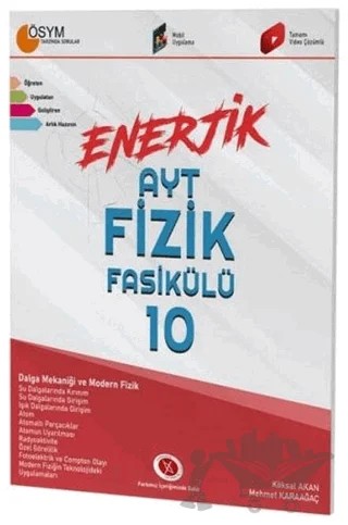 Enerjik AYT Fizik Fasikülü - 10 – Mehmet Karaağaç – Karaağaç Yayıncılık kitap kapağı
