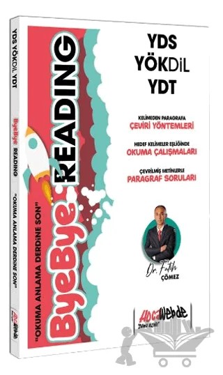 Hoca Webde YDS YÖKDİL YDT Byebye Readıng – Fatih Çömez – HocaWebde Yayınları kitap kapağı