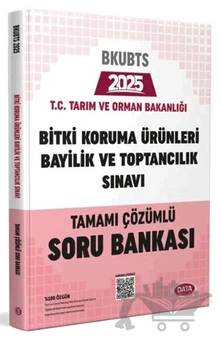 T.C. Tarım ve Orman Bakanlığı Bitki Koruma Ürünleri Bayilik ve Toptancılık Sınavı Tamamı Çözümlü Soru Bankası – Kolektif – Data Yayınları kitap kapağı