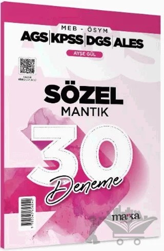 AGS KPSS DGS ALES Sözel Mantık 30 Deneme – Kollektif – Marka Yayınları kitap kapağı
