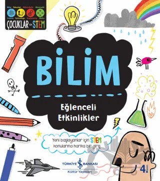 Bilim - Eğlenceli Etkinlikler – Sam Hutchinson – İş Bankası Kültür Yayınları kitap kapağı