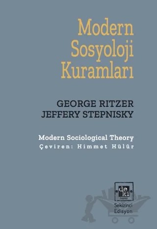 Modern Sosyoloji Kuramları – George Ritzer – De Ki Yayınları kitap kapağı