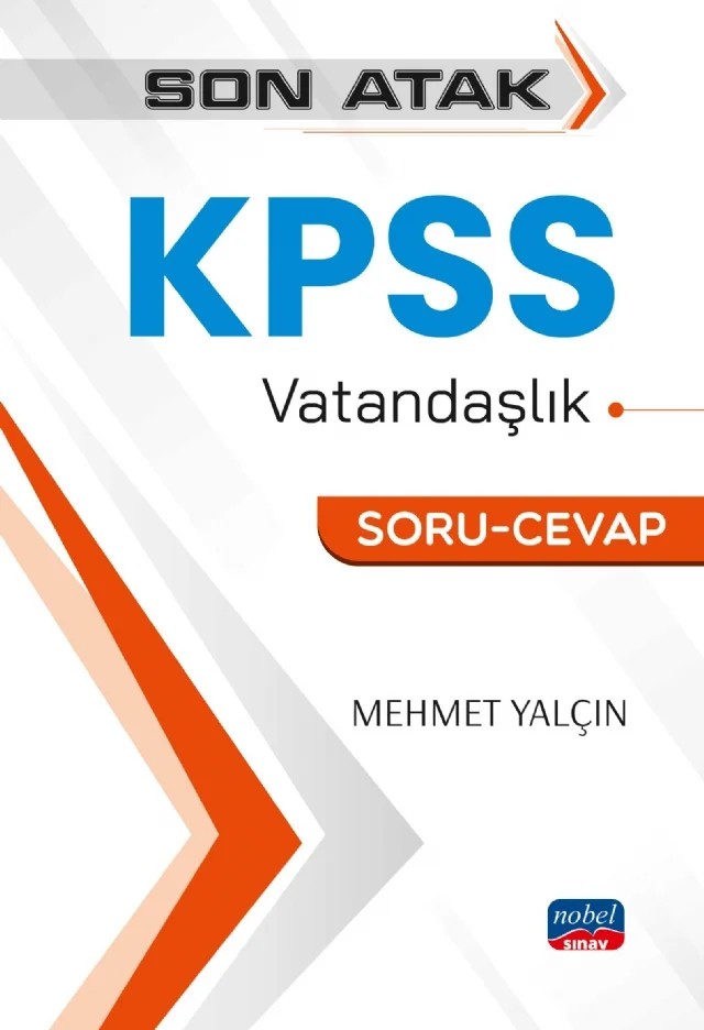Son Atak KPSS Vatandaşlık / Soru - Cevap – Mehmet Yalçın – Nobel Sınav kitap kapağı