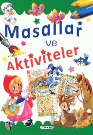Masallar ve Aktiviteler Yeşil – Kolektif – Civciv kitap kapağı