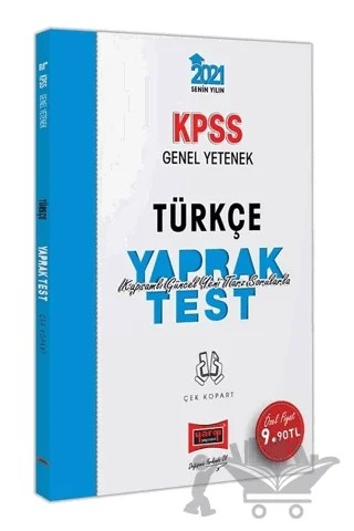 2021 KPSS Türkçe Yaprak Test Çek Kopart – Kolektif – Yargı Yayınevi kitap kapağı