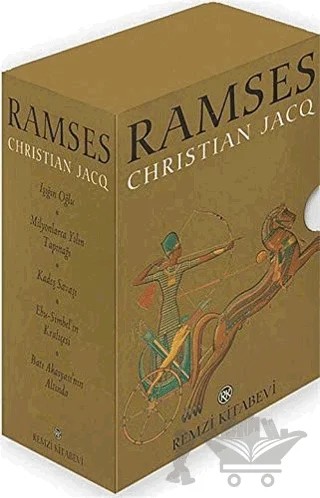 Ramses (5 Kitap Takım) Işığın Oğlu / Milyonlarca Yılın Tapınağı / Kadeş Savaşı / Ebu-Simbel’in Kraliçesi / Batı Akasyası’nın Altında – Christian Jacq – Remzi Kitabevi kitap kapağı