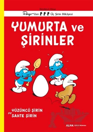 Yumurta ve Şirinler – Kolektif – Alfa Yayınları kitap kapağı