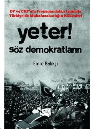 Yeter! Söz Demokratların – Emre Balıkçı – Gece Kitaplığı kitap kapağı