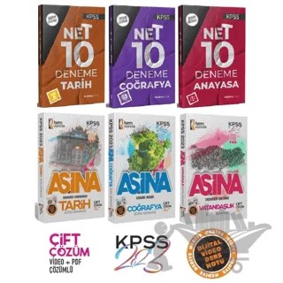 İsem 2023 KPSS Tarih+Coğrafya+Vatandaşlık Aşina Soru + İndeks 30 Deneme 6 lı Set İsem + İndeks Kitap Yayınları – Kolektif – Hangi KPSS Yayınları kitap kapağı