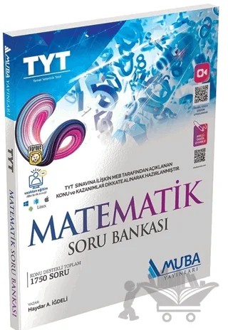 TYT Matematik Soru Bankası – Haydar A. İğdeli – Muba Yayınları kitap kapağı