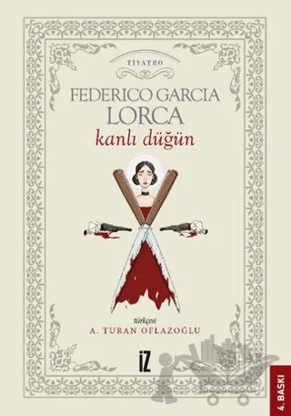 Kanlı Düğün – Federico Garcia Lorca – İz Yayıncılık kitap kapağı