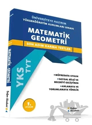 YKS-TYT Matematik Geometri Son Adım Karma Testler – Kolektif – Doğan Akademi kitap kapağı