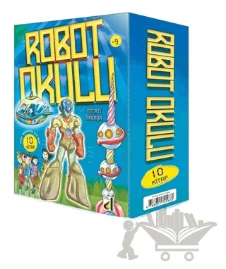Robot Okulu Seti (10 Kitap Takım) – Necati Akbaba – Damla Yayınevi kitap kapağı