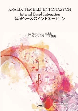 Aralık Temelli Entonasyon - Interval Based Intonation – Ece Merve Yüceer Nishida – Gece Kitaplığı kitap kapağı