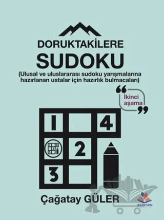 Doruktakilere Sudoku - İkinci Aşama – Çağatay Güler – Berksan Yayıncılık kitap kapağı