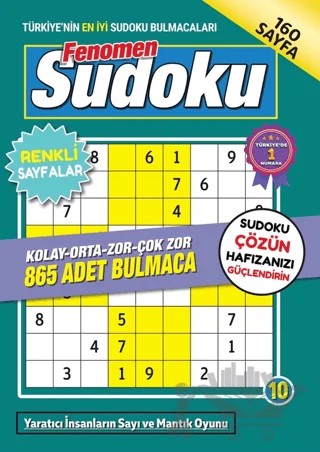 Fenomen Sudoku 10 – Kolektif – Maxi Yayıncılık kitap kapağı