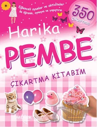 Harika Pembe Çıkartma Kitabım – Kolektif – Koleksiyon Yayıncılık kitap kapağı