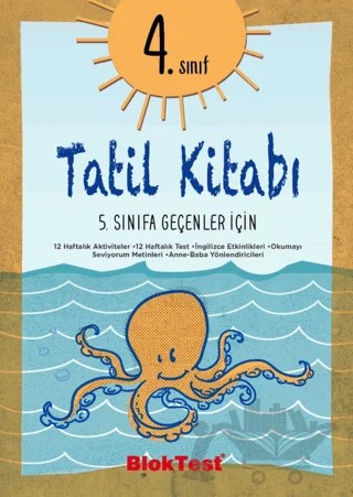 4. Sınıf Tatil Kitabı – Kolektif – Tudem Yayınları - Bayilik kitap kapağı