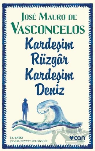 Kardeşim Rüzgar, Kardeşim Deniz – Jose Mauro de Vasconcelos – Can Yayınları kitap kapağı