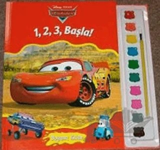 Arabalar 1,2,3 Başla Boyama Kitabı – Kolektif – Doğan Egmont Yayıncılık kitap kapağı