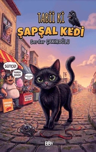 Şapşal Kedi – Serdar Çakıroğlu – Bıyıklı Balon Yayınları kitap kapağı