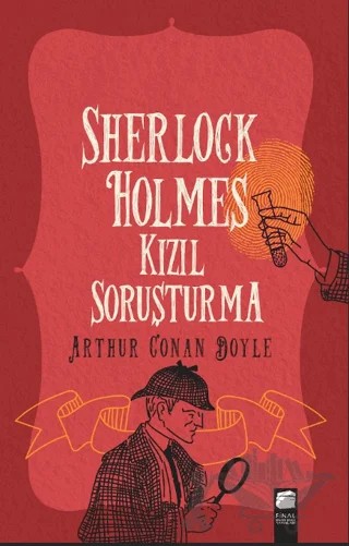 Sherlock Holmes - Kızıl Soruşturma – Arthur Conan Doyle – Final Kültür Sanat Yayınları kitap kapağı