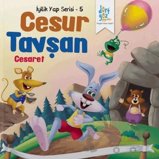 Cesur Tavşan - Cesaret – Future Co – Dörtgöz Yayınları kitap kapağı