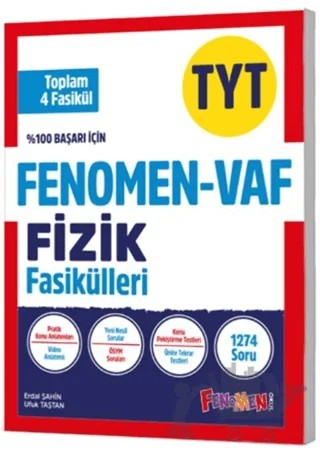 TYT VAF Fizik Fasikülleri Seti – Kolektif – Fenomen Yayınları kitap kapağı