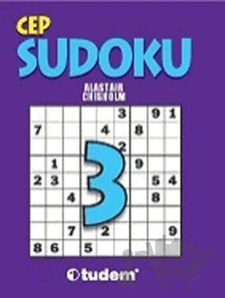 Cep Sudoku 3 – Alastair Chisholm – Tudem Yayınları kitap kapağı