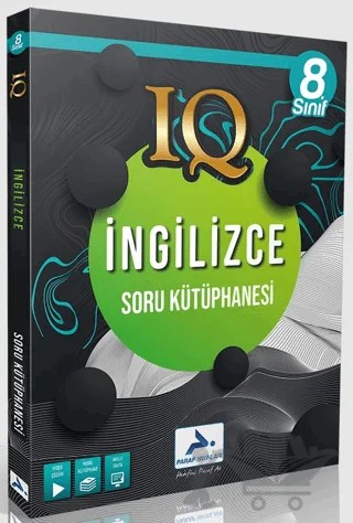 8. Sınıf IQ İngilizce Soru Kütüphanesi – Kolektif – Paraf Yayınları kitap kapağı