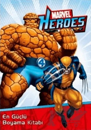 Marvel Heroes - En Güçlü Boyama Kitabı – Kolektif – Doğan Egmont Yayıncılık kitap kapağı