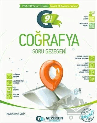 9. Sınıf Coğrafya Soru Gezegeni – Haydar Ahmet Çelik – Gezegen Yayıncılık kitap kapağı