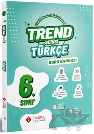 6. Sınıf Türkçe Trend Serisi Soru Bankası – Kolektif – Sonuç Yayınları kitap kapağı