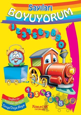 Sayıları Boyuyorum – Kolektif – Yumurcak Yayınları kitap kapağı