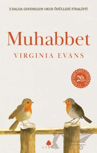 Muhabbet – Virginia Evans – April Yayıncılık kitap kapağı