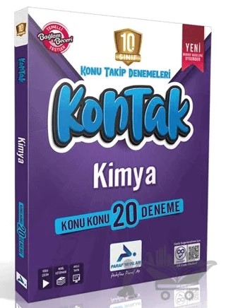 10. Sınıf Kimya Kontak Deneme – Kolektif – Paraf Yayınları kitap kapağı