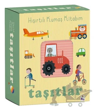Hışırtılı Kumaş Kitabım - Taşıtlar – Kolektif – İndigo Çocuk kitap kapağı