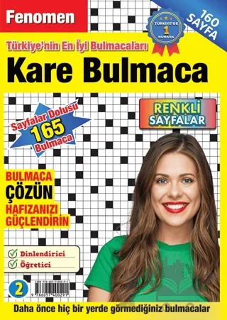 Fenomen Kare Bulmaca 2 – Kolektif – Maxi Yayıncılık kitap kapağı