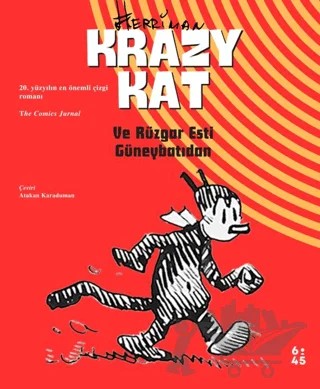 Krazy Kat – ve Rüzgar Esti Güneybatıdan – George Herriman – Altıkırkbeş Yayınları kitap kapağı