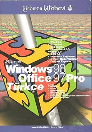 Microsoft Windows 98 Office 97 Pro Türkçe – İhsan Karagülle, Zeydin Pala – Türkmen Kitabevi kitap kapağı