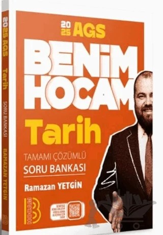 2025 AGS Tarih Tamamı Çözümlü Soru Bankası – Ramazan Yetgin – Benim Hocam Yayınları kitap kapağı